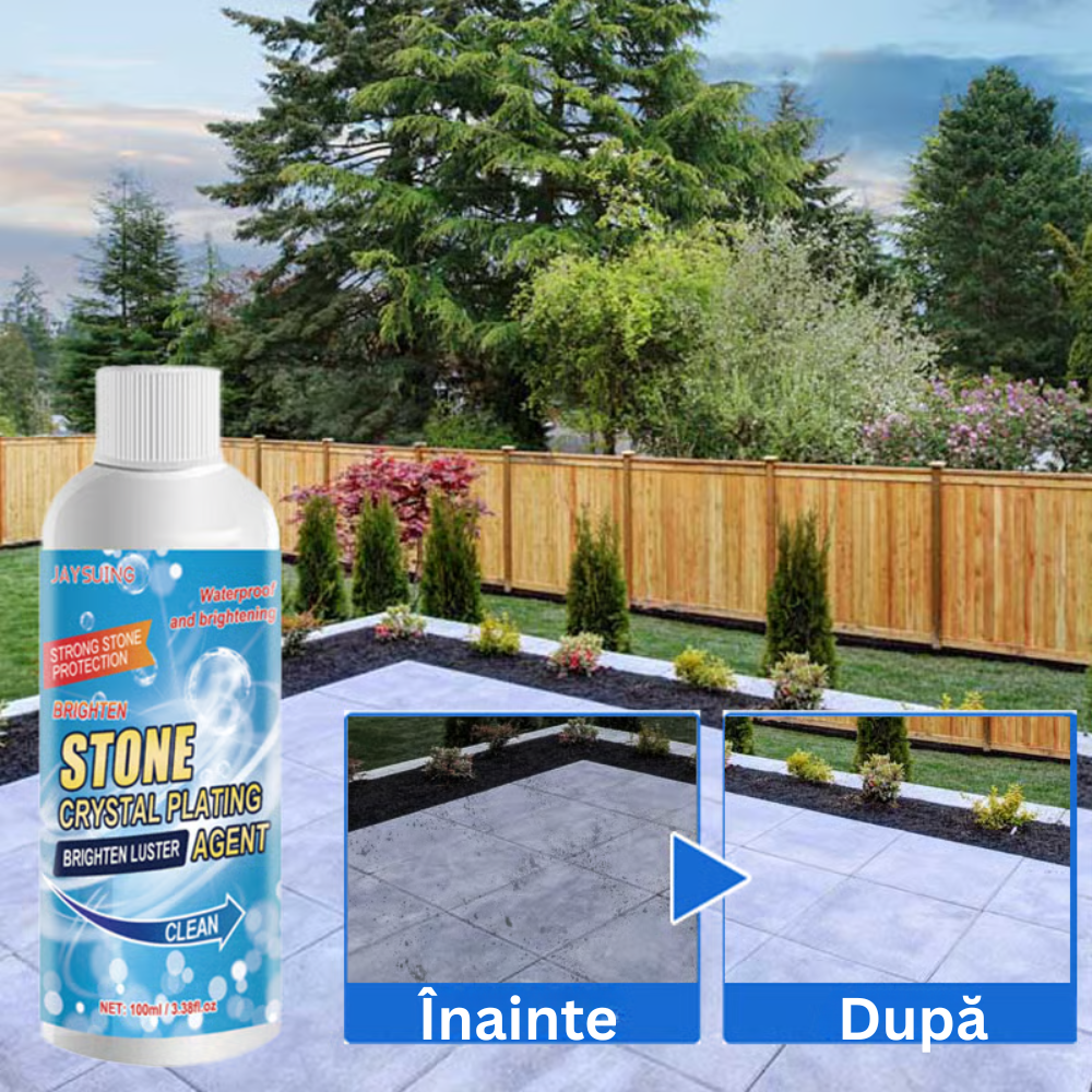 StoneShield™ - Curățare, Luciu & Protecție pentru Piatră